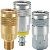 Automotive Air Hose & Tool Quick Couplings (Pneumatic, Air) Tru-Flate Interchange - 10 Series Couplers